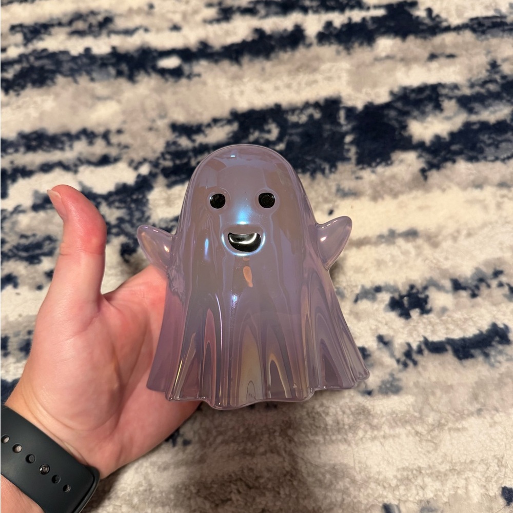 Iridescent Glass Ghost Decorative Sculpture - Purple - Hyde and EEK! Boutique™